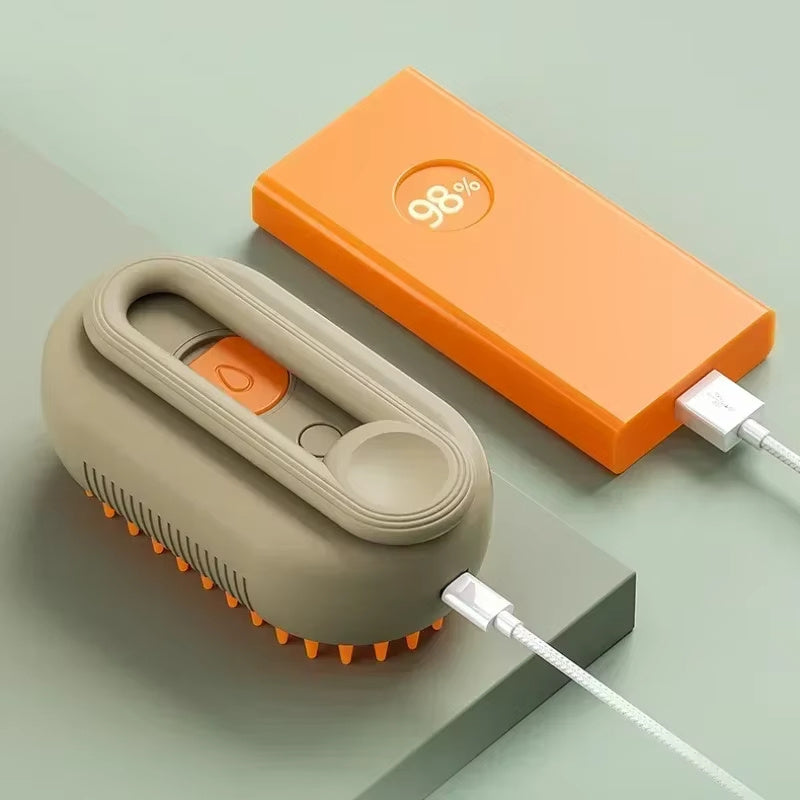 PETTY - Premium Steam Pet Brush 3-in-1